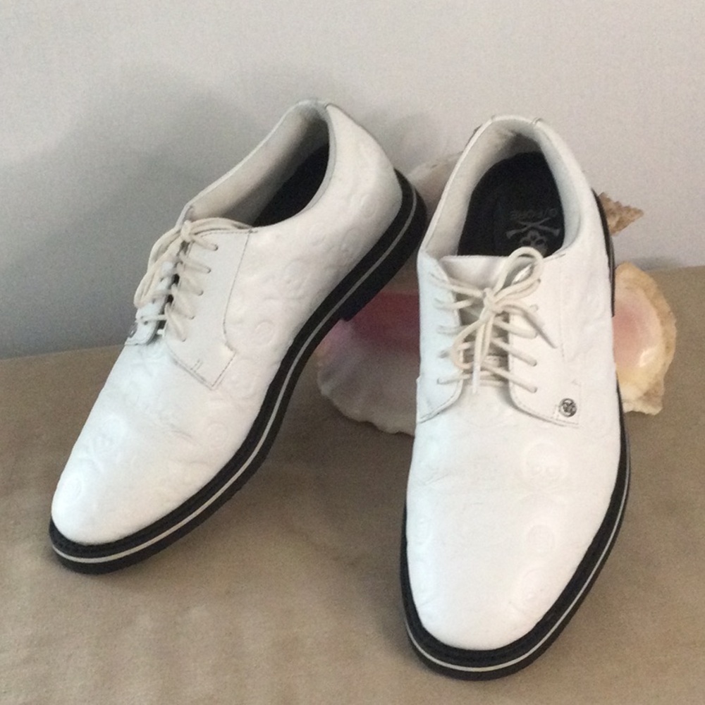 G/FORE……………MENS SKULL DEBOSSED GALLIVANTER GOLF SHOES, 11-1/2